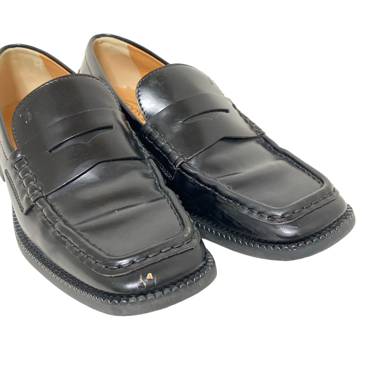 TOD'S(トッズ) ドライビングシューズ 36 レディース 黒 レザー