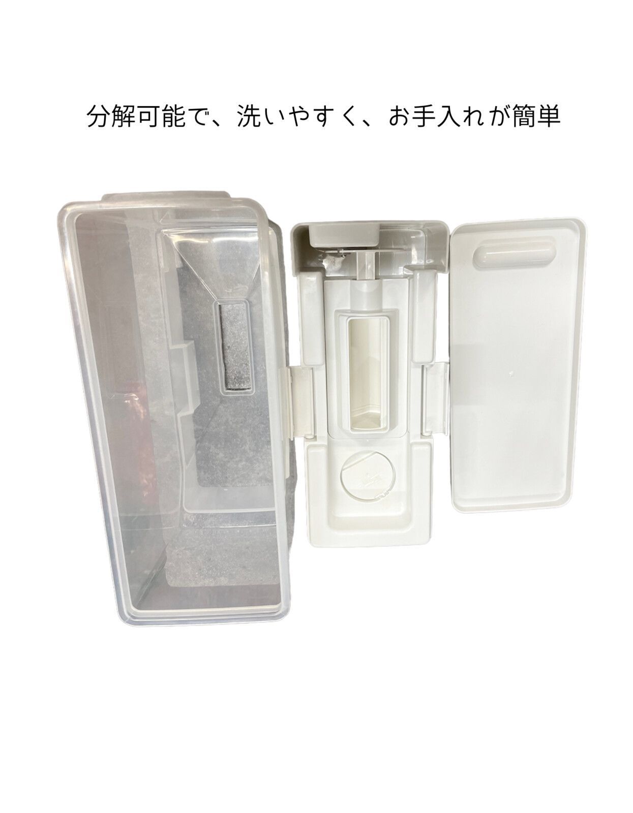 ♪米びつ付 キッチン収納 幅45cm 木目調 トースト キッチンボード レンジ台 レンジボード WWW_SUPERTOOLSSHOP_NL