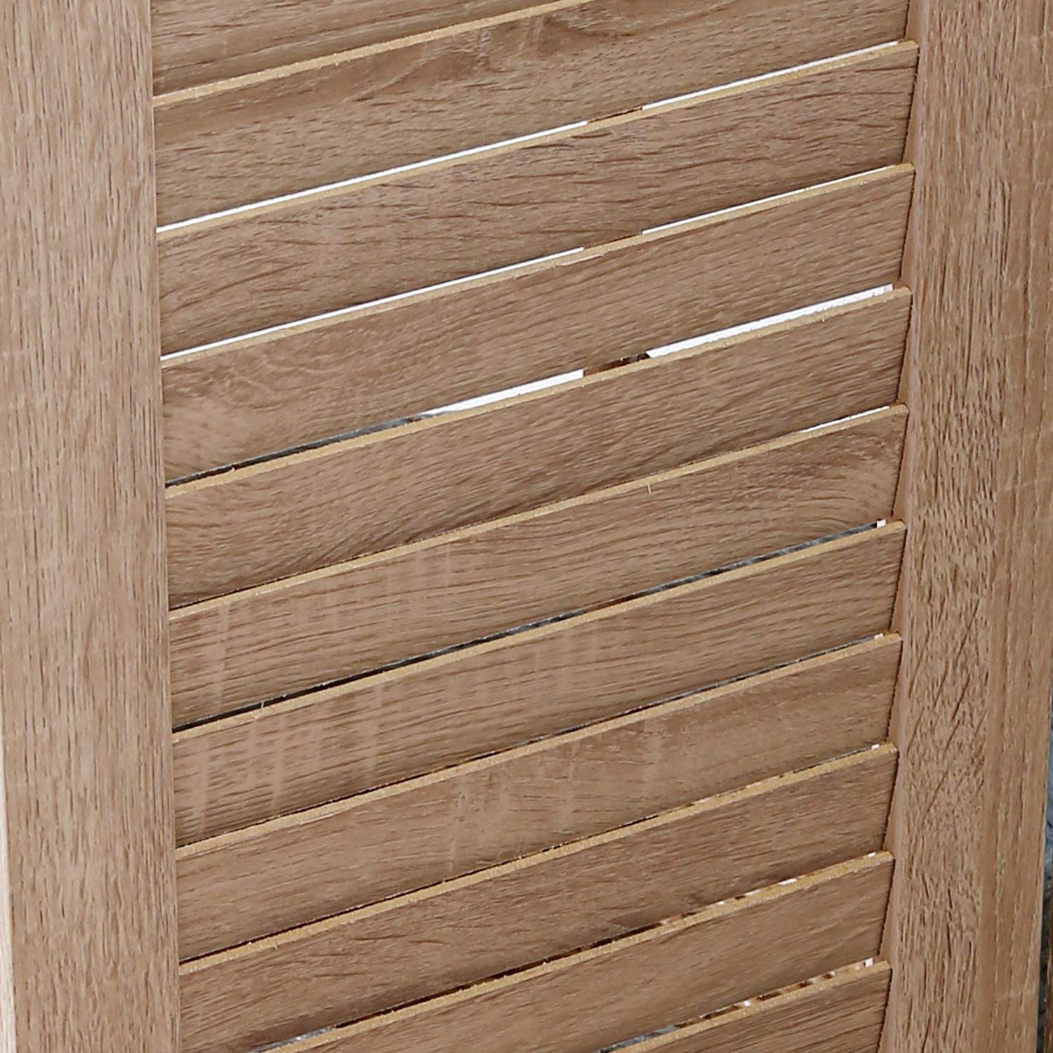 思わず買いたくなる！【特価商品】シューズラック 4段 下駄箱 幅60×奥行33.5×高さ90cm ホワイトオーク ルーバータイプ オープントップ 不二貿易 玄関収納 靴箱 98994 介護靴 バックル