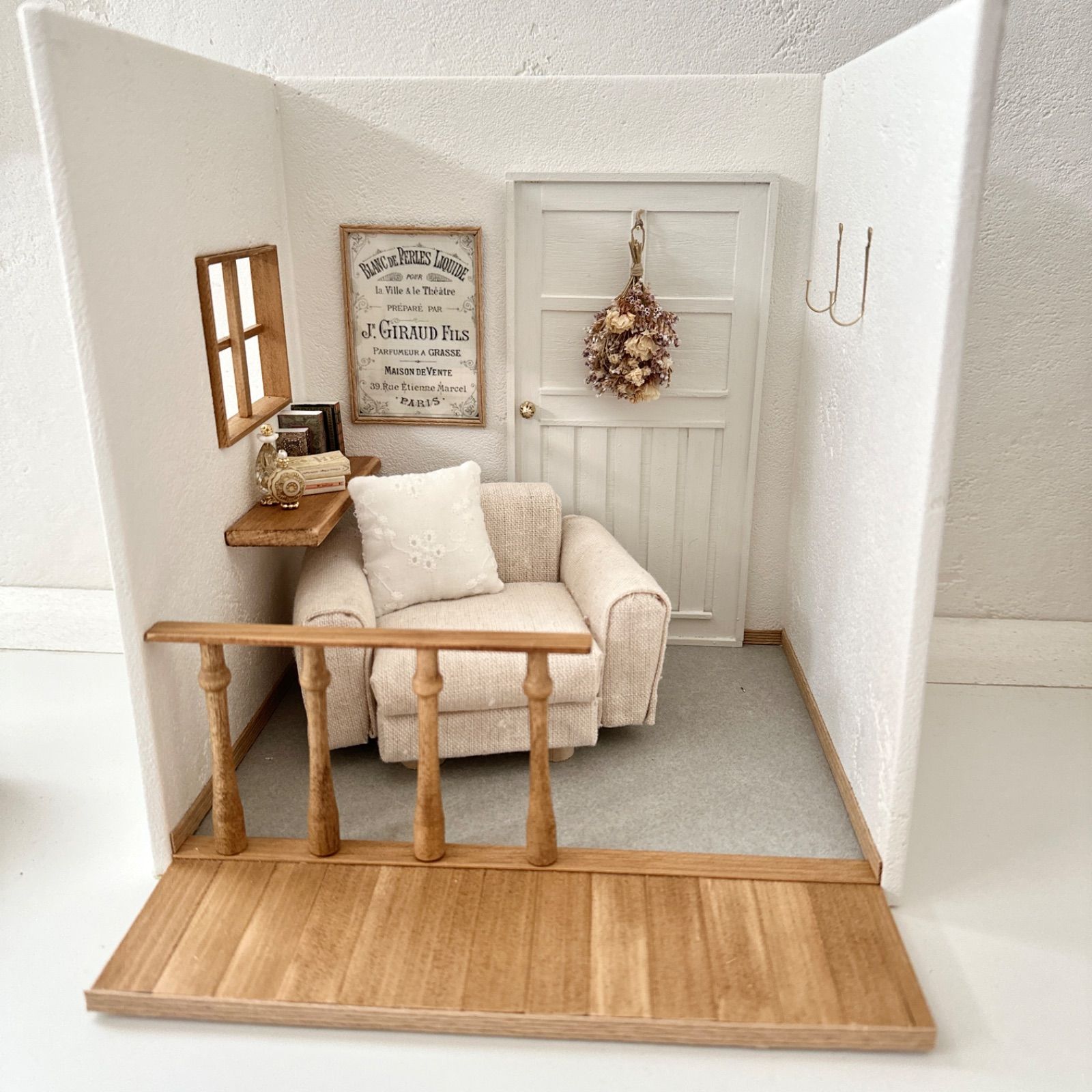 受注制作】1/6ドールハウス*ちいさなお部屋 - メルカリ