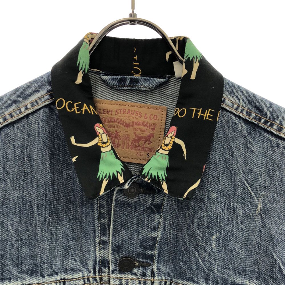 リーバイス デニムジャケット S Levi's ダメージ加工 ジージャン