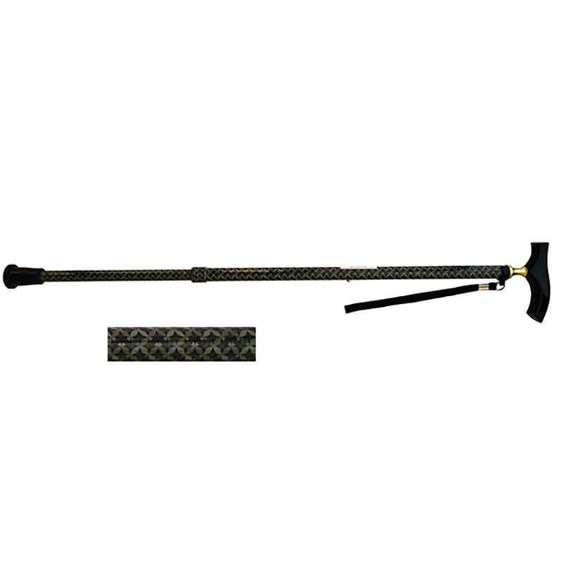 送料無料 ♥ 未開梱 名古屋眼鏡 kansai PROP 2段伸縮ステッキ 黒雲母 VH1225