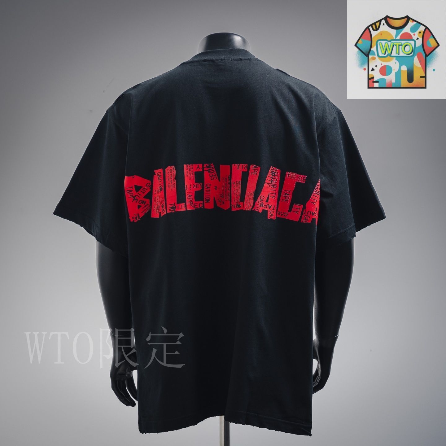 今日特価】Balenciaga 25ss レッドテープカット 半袖 -2 - メルカリ