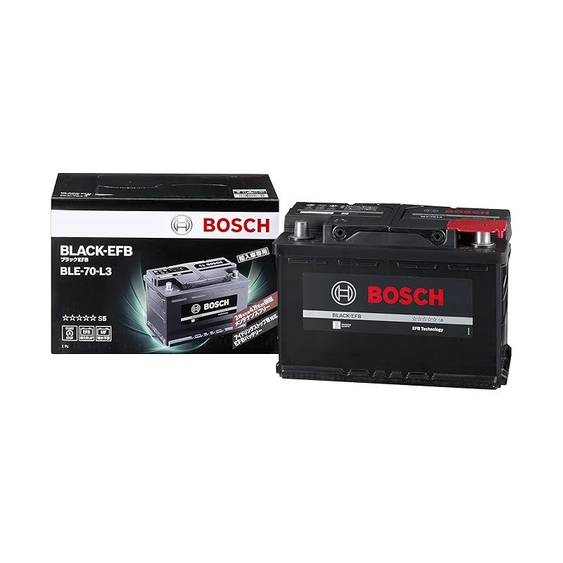 BOSCH ボッシュ 国産車 輸入車バッテリー BLACK-EFB BLE-70-L3 LN3 1