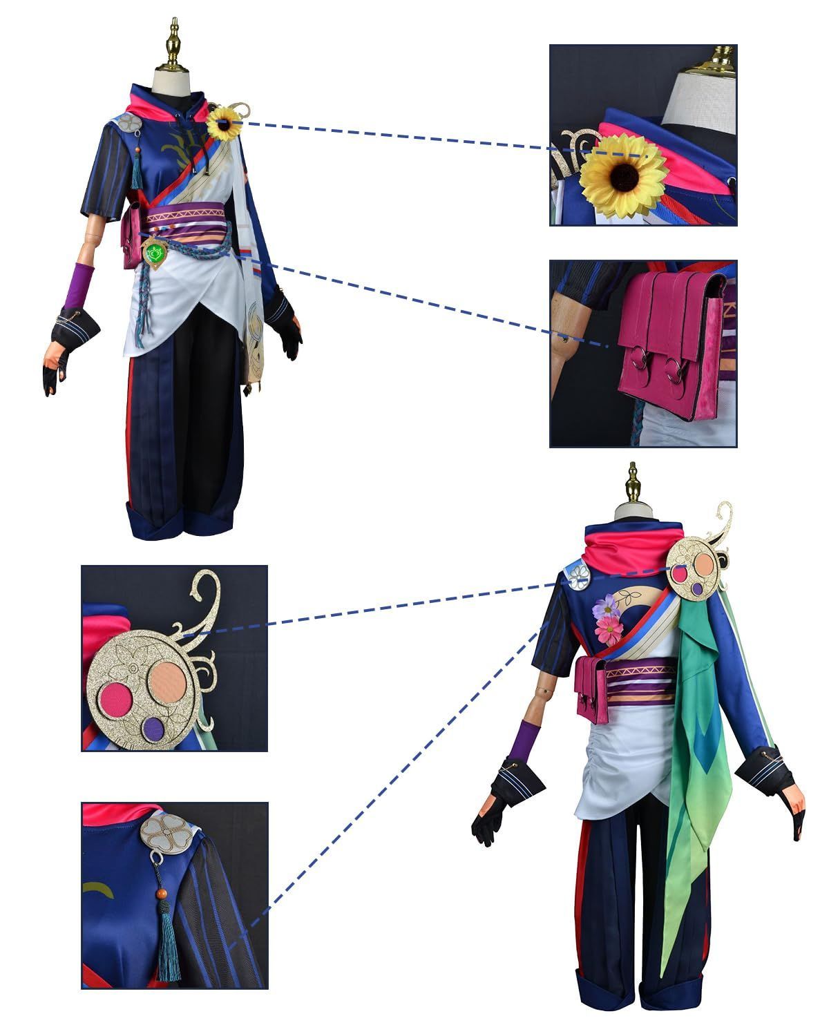 100％ 品質保障！ 五次元 高品質 ティナリ コスプレ ウィッグ付き レンジャー長 原神 コスプレ衣装 フルセット コスチューム 大人用 仮装 文化祭 Genshin Tighna BJ0919ML04 全品無料。