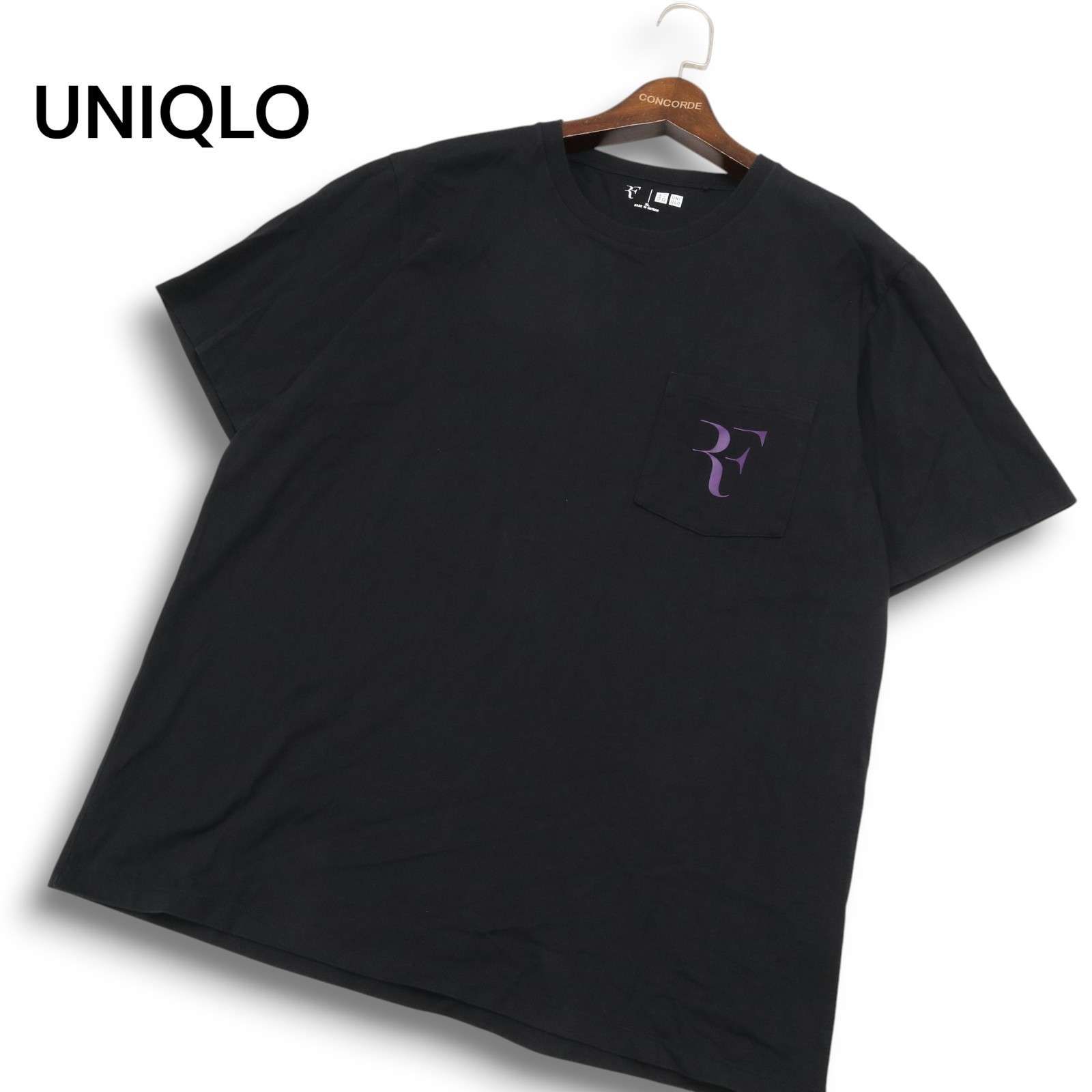 【新品未使用・タグ付き】UNIQLO Tシャツ　ロジャー・フェデラー　XLサイズ 新品】 RF ロジャー フェデラー グラフィックTシャツ UNIQLO