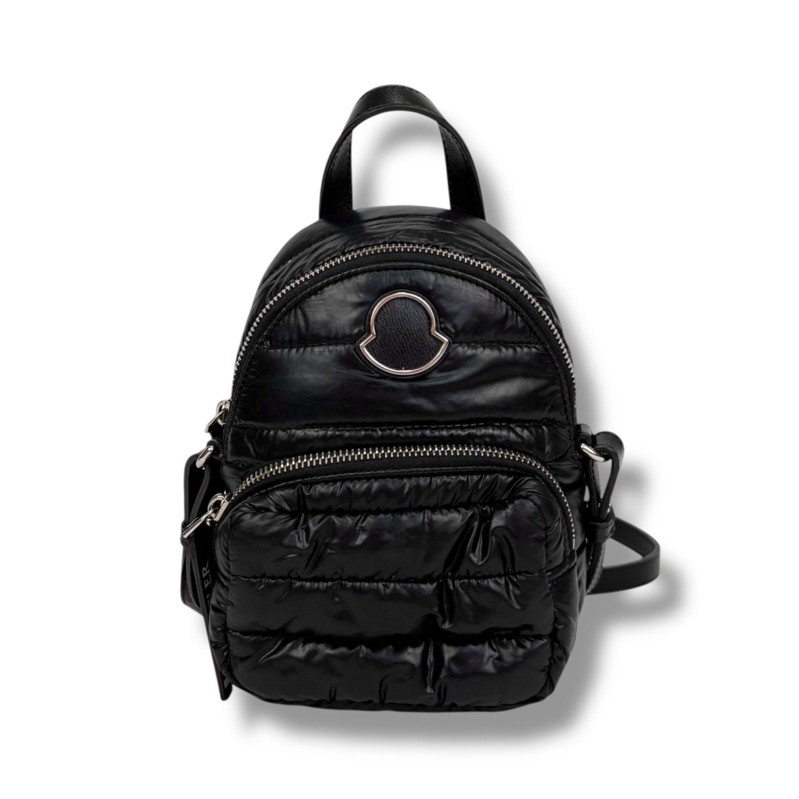 極美品★モンクレール　ASTRO BACKPACK リュック　中綿　保存袋付き MONCLER 黒 リュック・バックパック 極美品☆モンクレール ASTRO