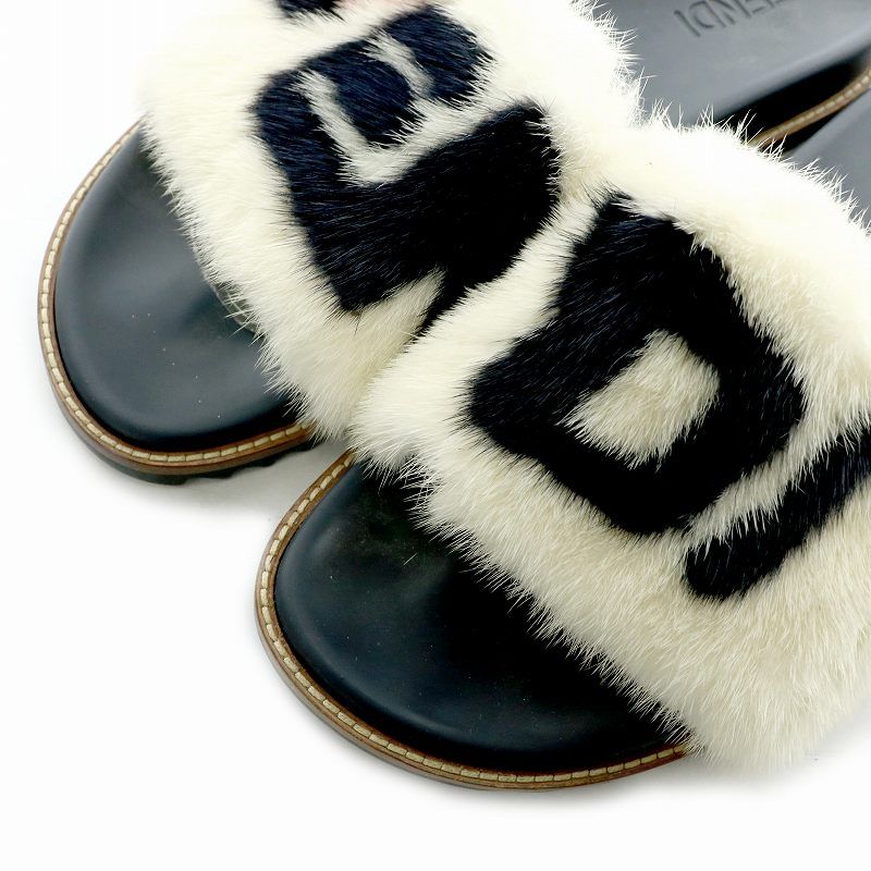 【本日のみ値下】FENDI / フェンディ FILAコラボ ファーサンダル 本日のみ値下】FENDI / フェンディ FILAコラボ ファーサンダル 本日