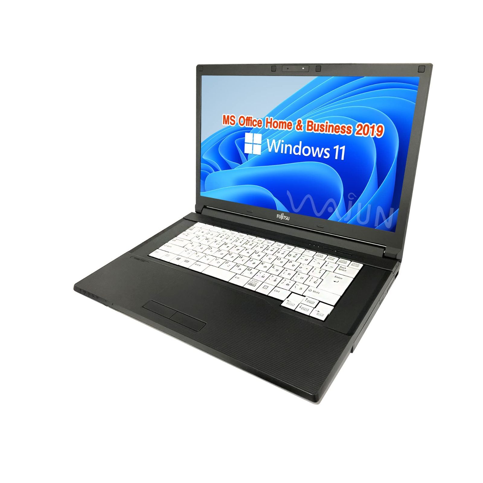 【新着商品】ノートPC A577/15.6型フルHD/Win 11 Pro/MS Office Hu0026B 富士通 2019/Core i5-7200U/wajunのWIFI/Bluetooth/HDMI/DVD-RW/16GB/1TB SSD (整備済み品)
