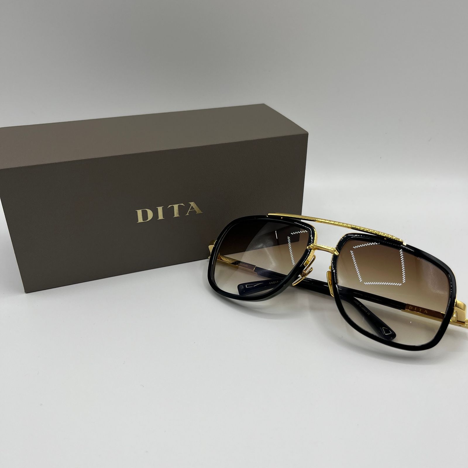 美品 DITA MACH ONE ディータ マックワン 黒ｘゴールド サングラス MACH-ONE - DITA Eyewear Official
