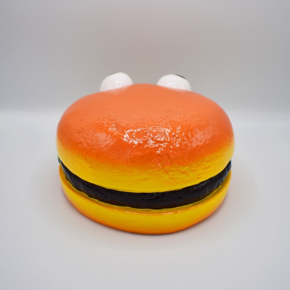 【本体＆専用スタンド】ハンバーガー パッチ スタチュー Hamburger Patch Statue キャラクター アドバタイジング アメリカン雑貨　マクドナルド