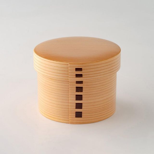 栗久 栗盛俊二 曲げわっぱ 大館サラダボウル2個 栗久 栗盛俊二 曲げわっぱ 大館サラダボウル2個 わっぱ 弁当箱