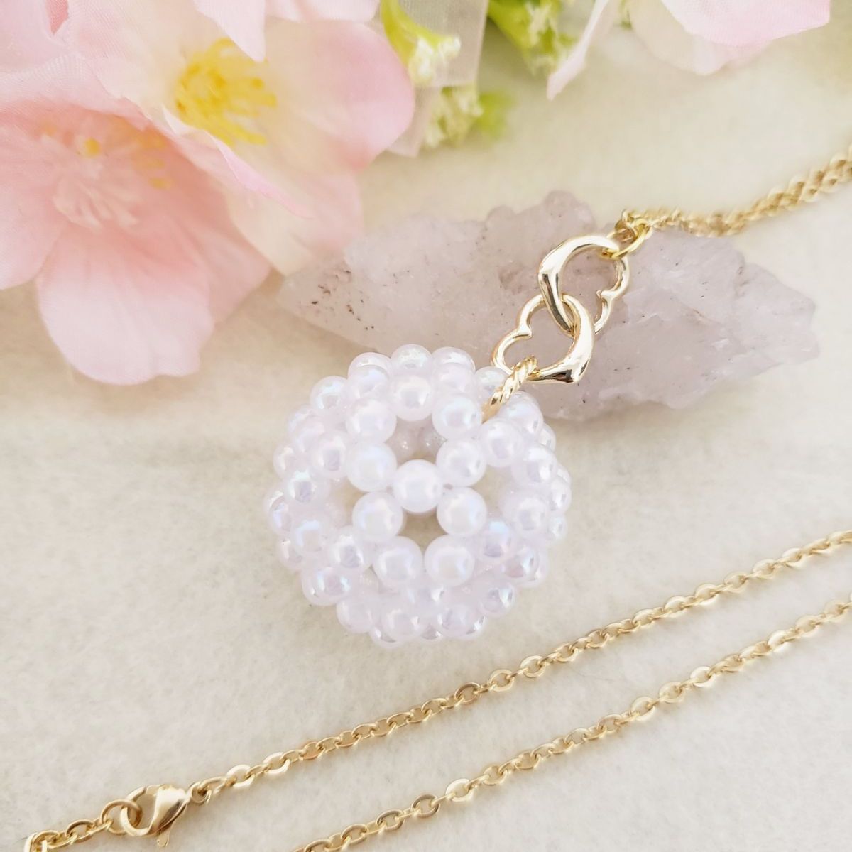 神聖幾何学正20面体18K クリスタルペンダントトップ 神聖幾何学