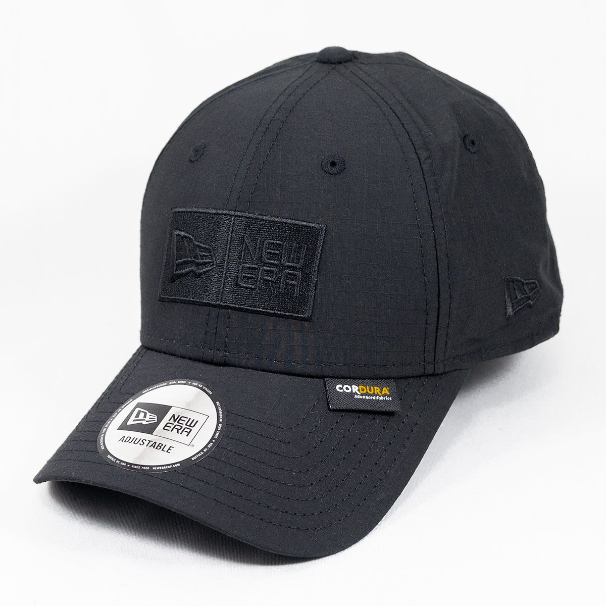 【ニューエラ正規品】ニューエラ NEW ERA New Era 帽子 49FORTY Tonal Box Logo CORDURA (Made with Organic Cotton) ボックスロゴ ブラック | アウトドア