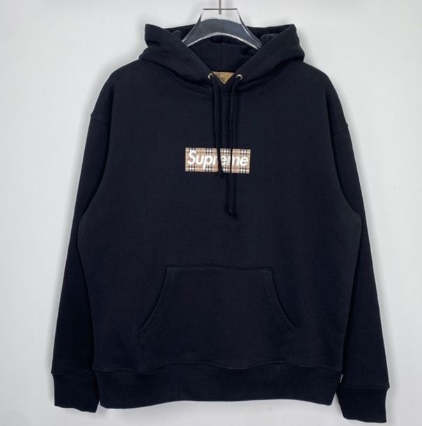 Supreme BURBERRY box logo hooded - メルカリ