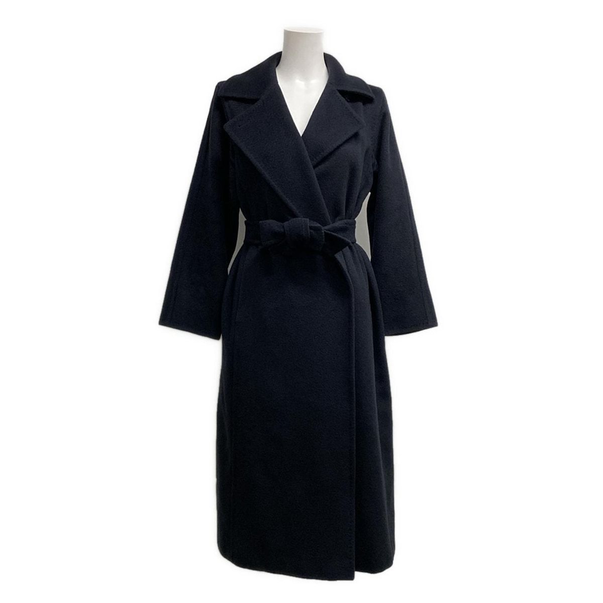 Max Mara マックスマーラ コート サイズJ40 レディース マニュエラ コート 10161363 黒 長袖|キャメル|秋|冬