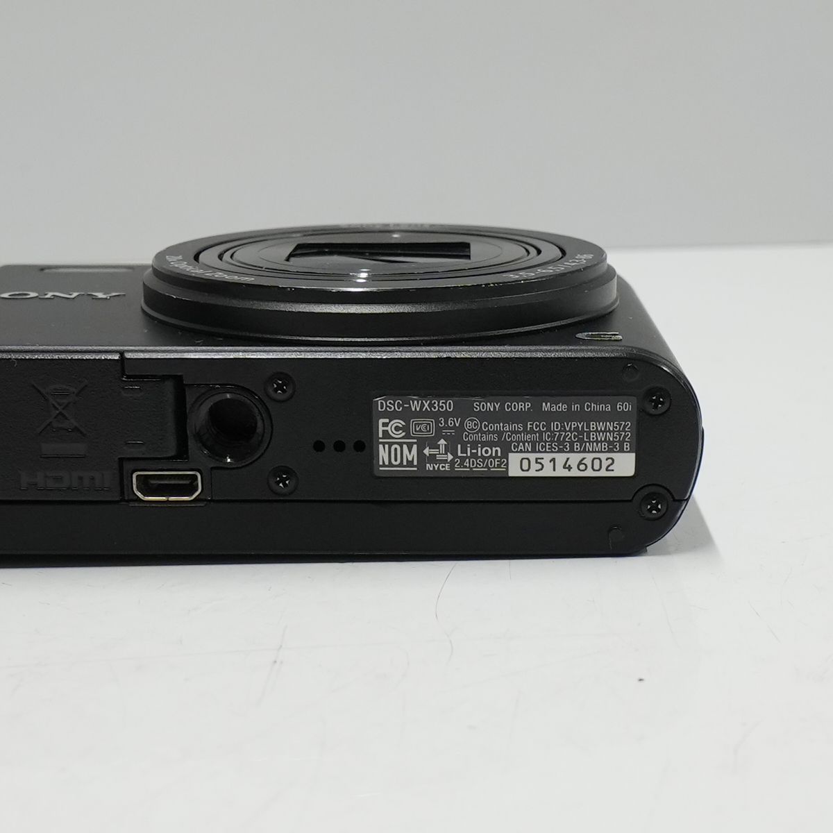 DSC-WX350 SONY Cyber-Shot USED品 デジタルカメラ 本体＋バッテリー