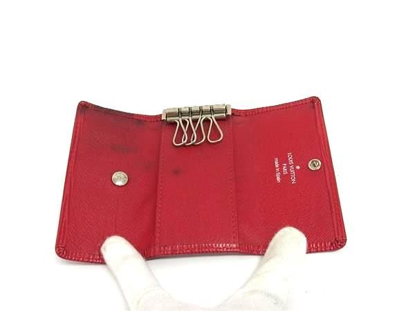 良品！！ルイヴィトン エピ 4連 キーケース レッド LOUIS VUITTON ルイ