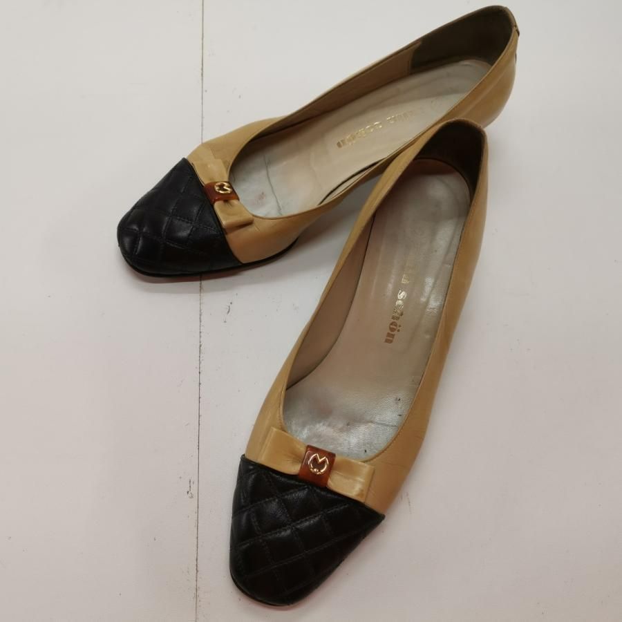ミラショーン mila schon パンプス 6 1/2(JP 23cm～23.5cm) からし色 
