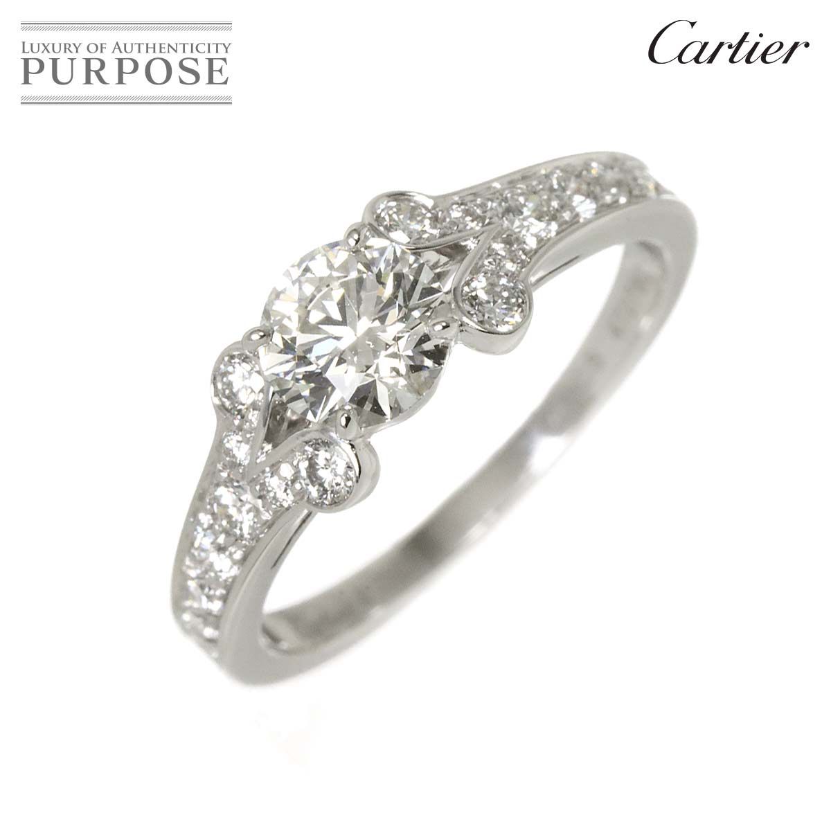 Cartier バレリーナリング カルティエ Cartier バレリーナ ダイヤ 0.54ct H/VVS2/3EX #48 リング