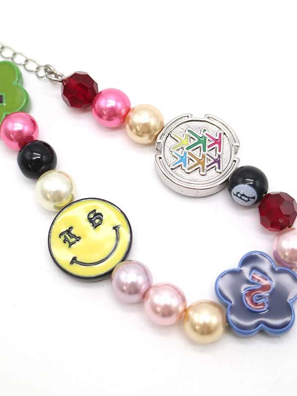 SALUTE サルーテ 22SS KKKKKK Smiley Flower ブレスレット ミックス 