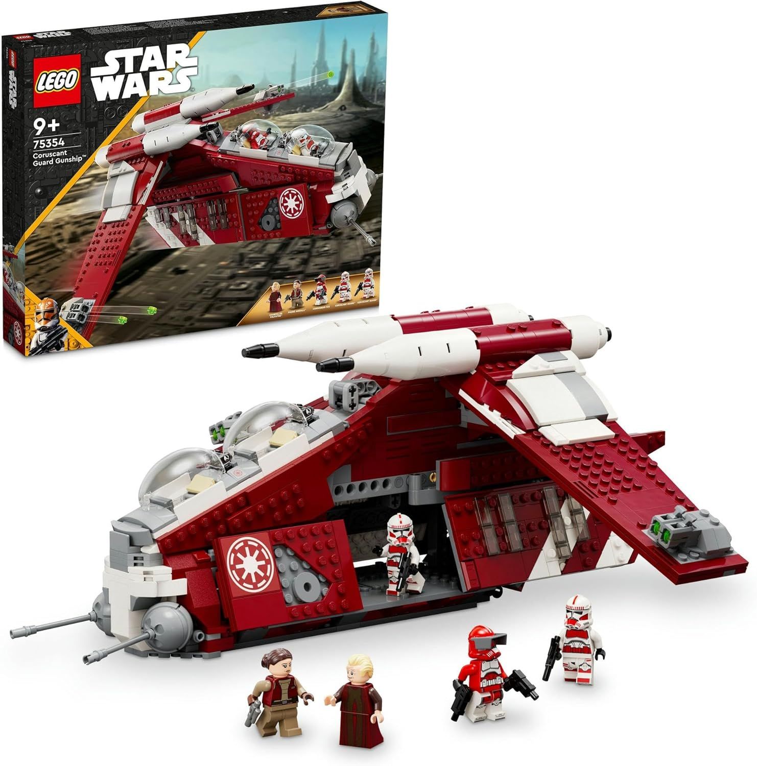 レゴ(LEGO) スター・ウォーズ コルサント・ガード・ガンシップ おもちゃ 玩具 誕生日 プレゼント ブロック 男の子 女の子 子供 9歳 10歳 11歳 小学生 宇宙 75354