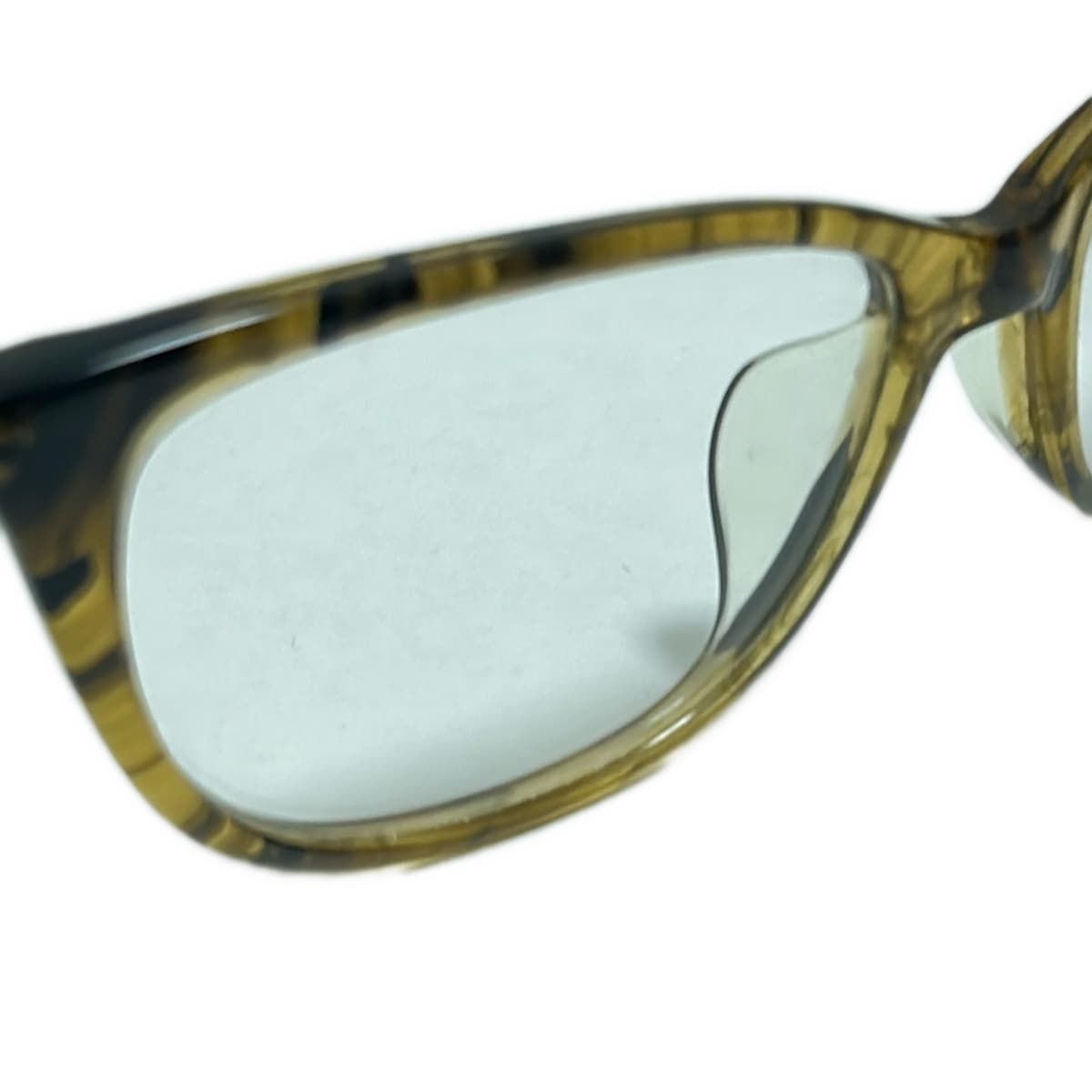 BALENCIAGA(バレンシアガ) メガネ - BA5041-F クリア×カーキ×シルバー  