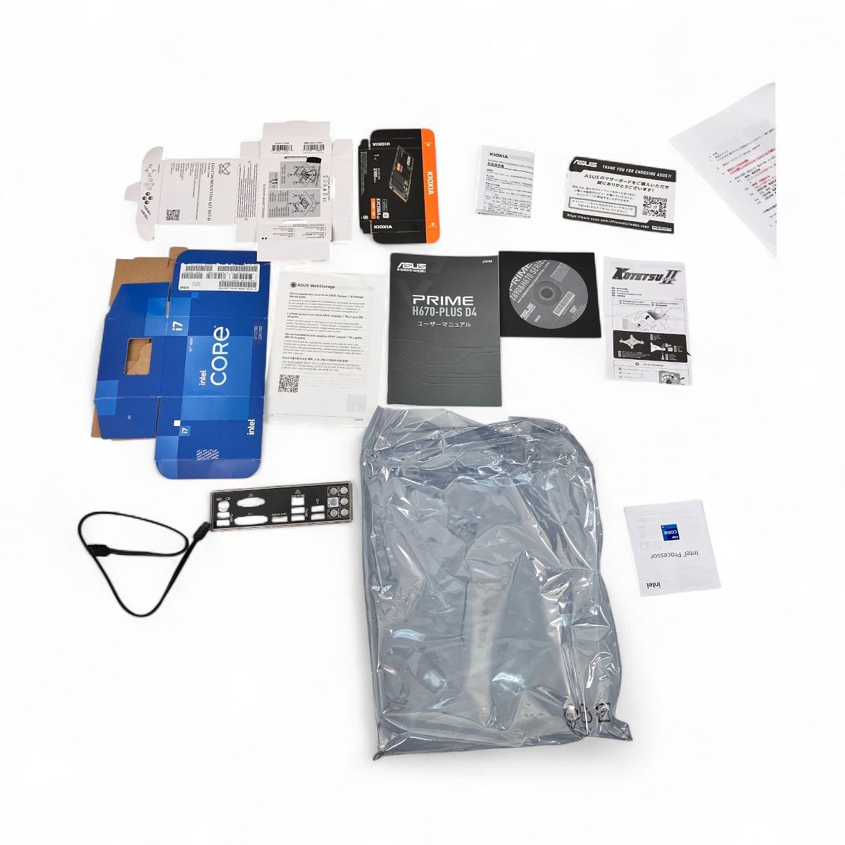 ASUS PRIME H670-PLUS D4 i7-12700 マザーボード ジャンク Z10516397