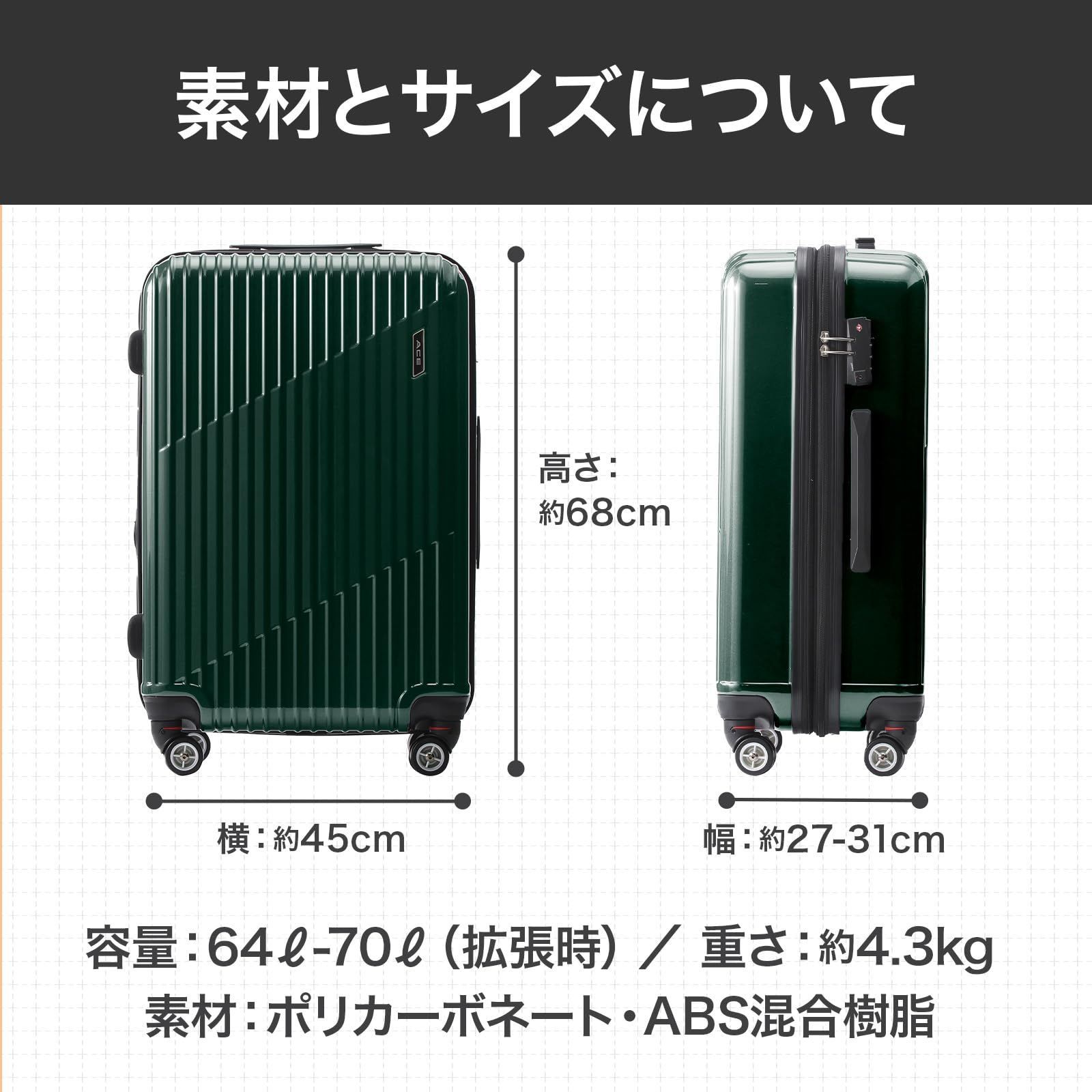 容量拡張機能 キャリーバッグ