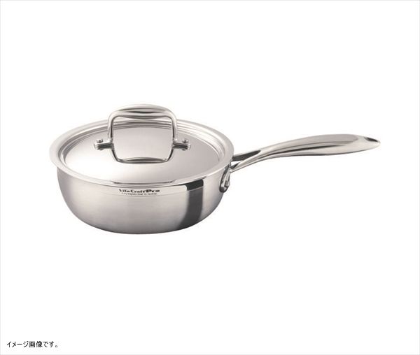 片手鍋・ソースパン 18cm EBM モリブデンジII 浅型片手鍋 蓋無 EBM
