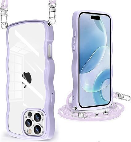 安い，豊富な iPhone 16 Pro Max 用 ケース クリア ショルダー 耐衝撃 人気 かわいい アイフォン16 Pro Max 用 カバー 透明 スマホケース 薄型 軽量 首かけ 肩掛け 縄掛けケース ストラップ付き 取り外し可能 長さ 応募券