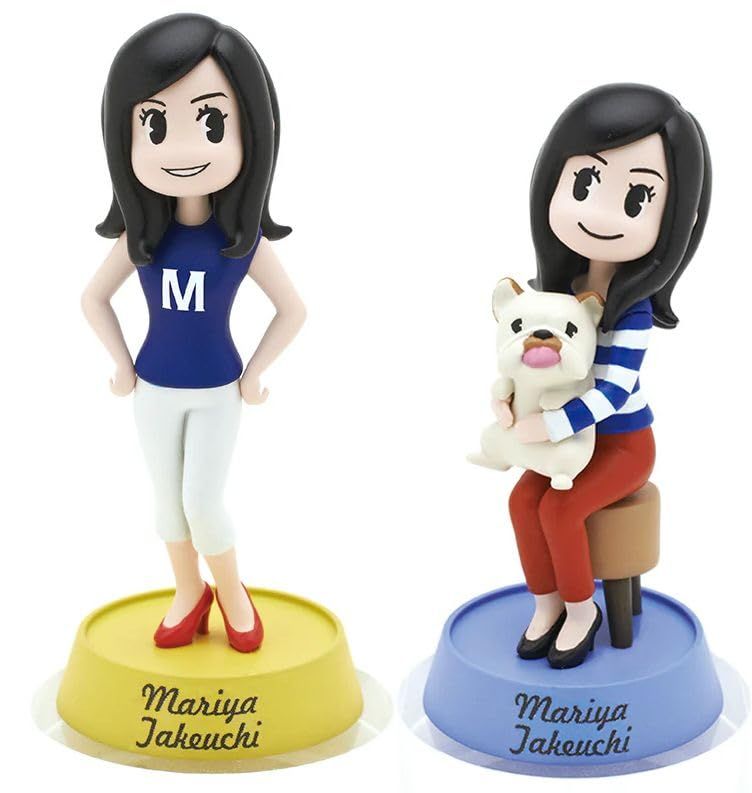 竹内まりや グッズ まりやちゃん フィギュア 2体セット 立ち 座りVer.