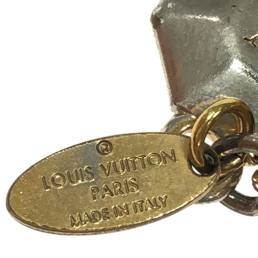 LOUIS VUITTON (ルイヴィトン) ポルト・クレ LVファセット ゴールド