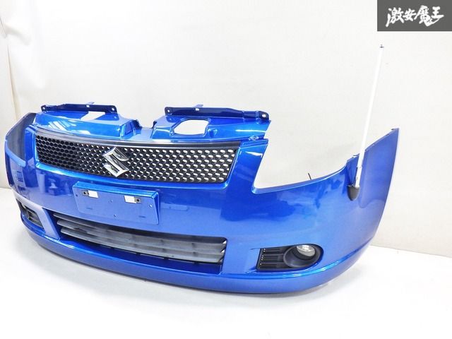 割れ無し スズキ 純正 ZC11S スイフト フロントバンパー フォグル ブルー 青系 71711-63J00 ZC21S ZD11S ZD21S 即納 棚2F-G-6