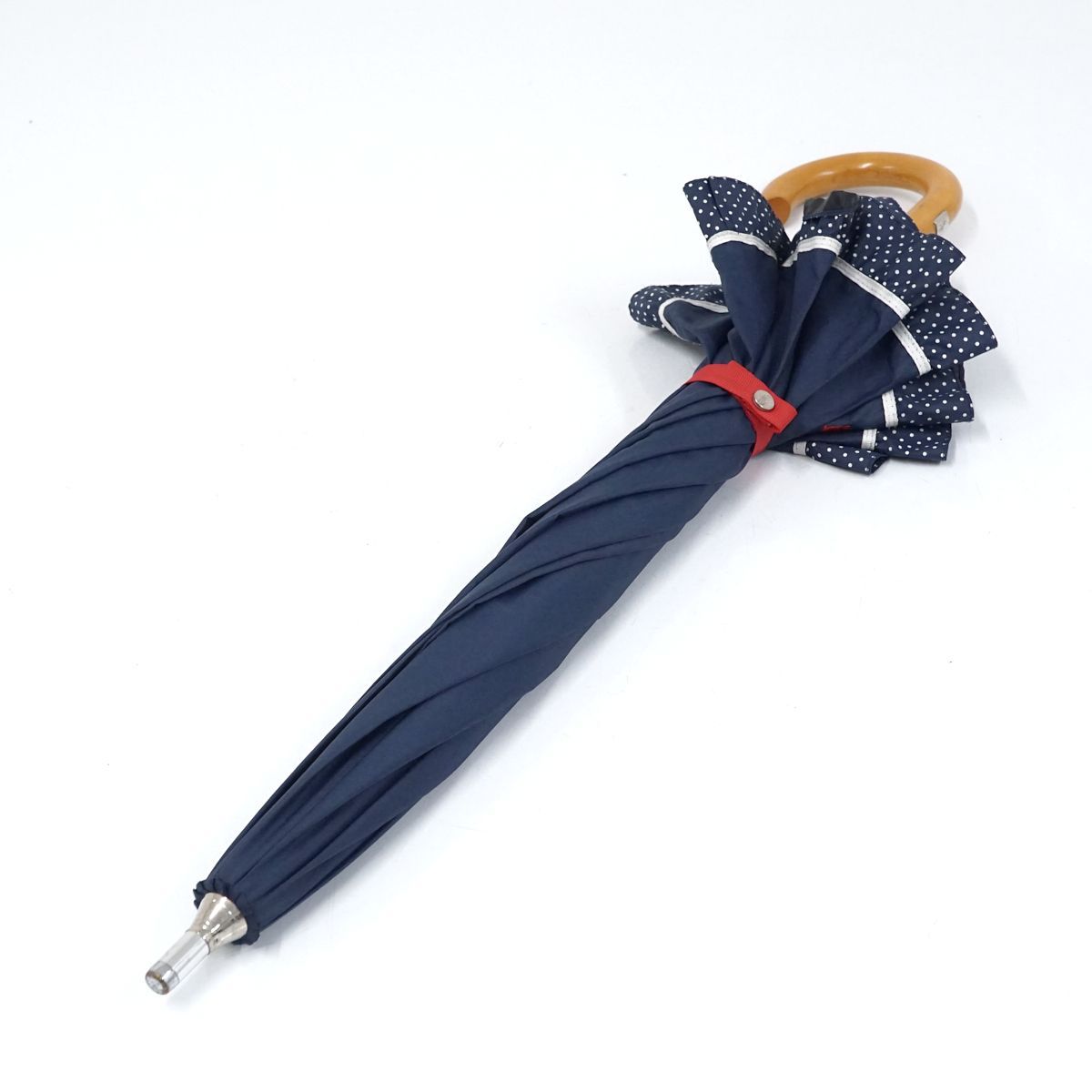 晴雨兼用日傘 POLO RALPH LAUREN ポロラルフローレン USED品 フリル 