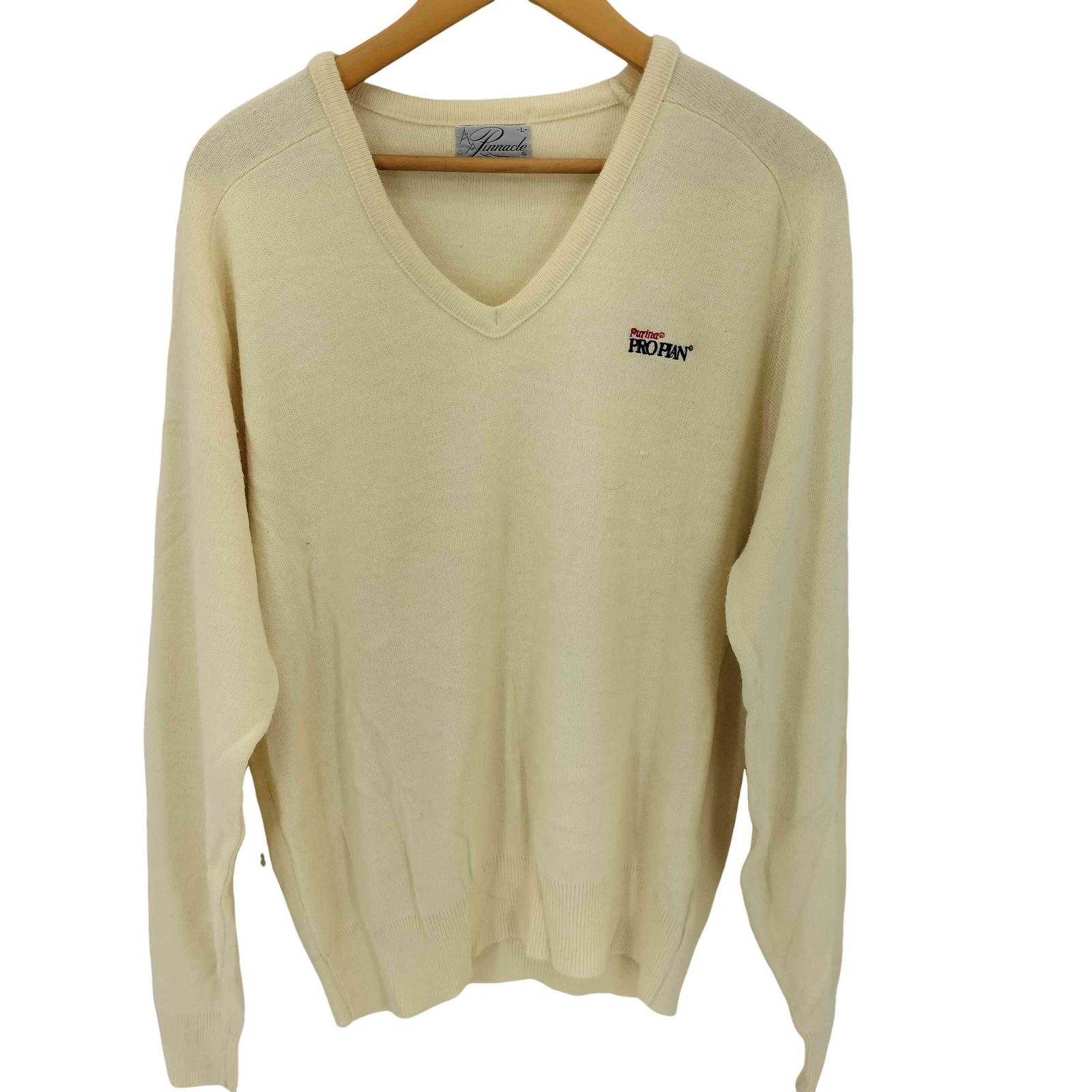 ユーズドフルギ USED古着 {{Pinnacle}} MADE IN USA Vネックニット メンズ import：L 