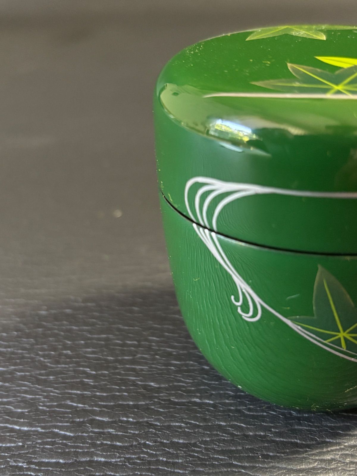 中棗 棗 加賀山中塗 天然木製 楓流水蒔絵 共箱 茶道具 c61703 【公式通販】