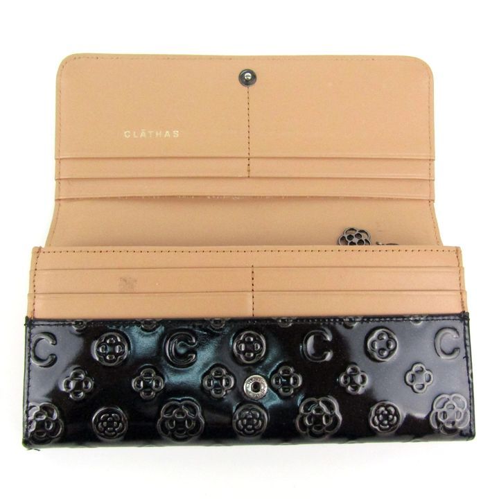 クレイサス 長財布 カメリア 型押し 小銭入れあり ロング クレイサス 長財布 カメリア 型押し 小銭入れあり ロング