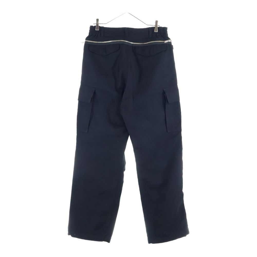 UNDERCOVER アンダーカバー 23AW ビーズ装飾 ウールカーゴパンツ ブラック UC2C4513