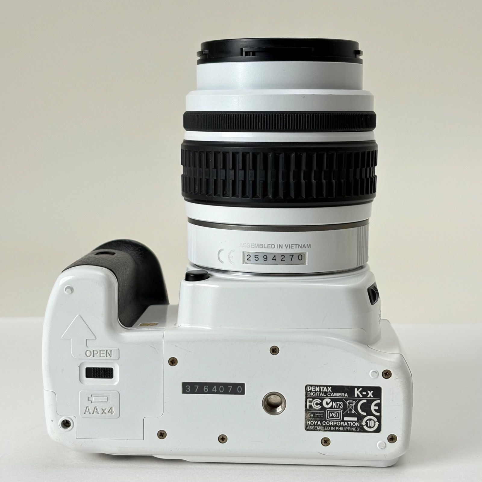 ショップ PENTAX K-x 18-55mm 標準レンズセット 白 070