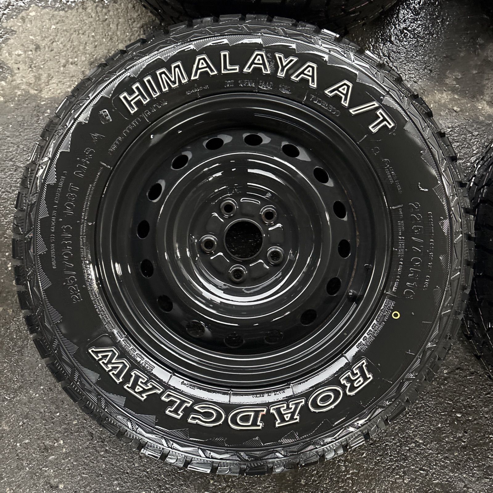 himalaya　225/70R16　16インチ　スチールホイールセット 最終値下げ himalaya 225/70R16 16インチ スチールホイール
