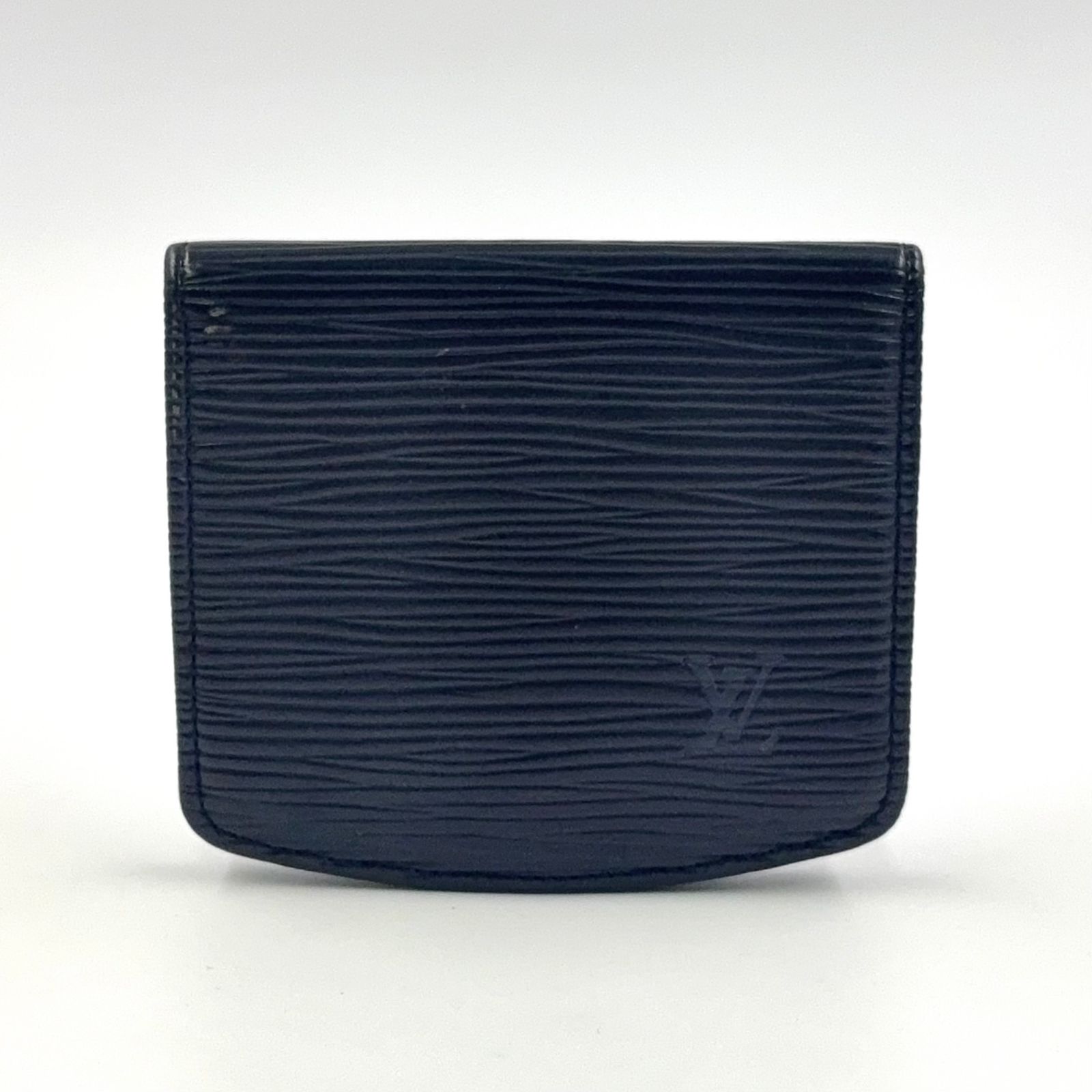 【ビンテージ】LOUIS VUITTON キュベット スプール M63702 LOUIS VUITTON キュベット スプール エピ レザー ブラック 財布