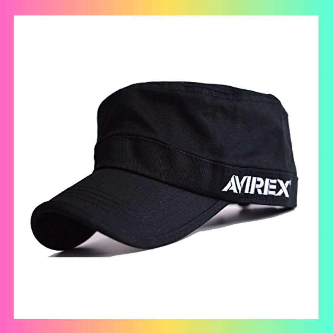 AVIREX モデル キャップ 帽子 メンズ ブラックシリーズ 黒 ...