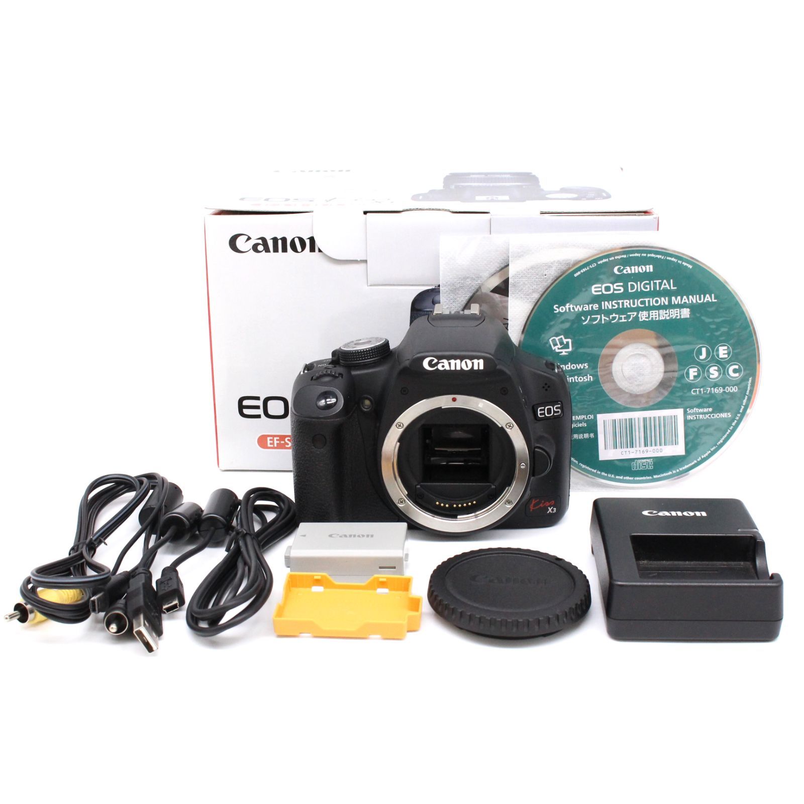 Canon EOS Kiss X3 ＋ EF-S 17-85mmレンズ付き。 Canon EOS Kiss X3 ＋ EF-S 17-85mmレンズ付き。 Canon EOS Kiss X3 DSLR