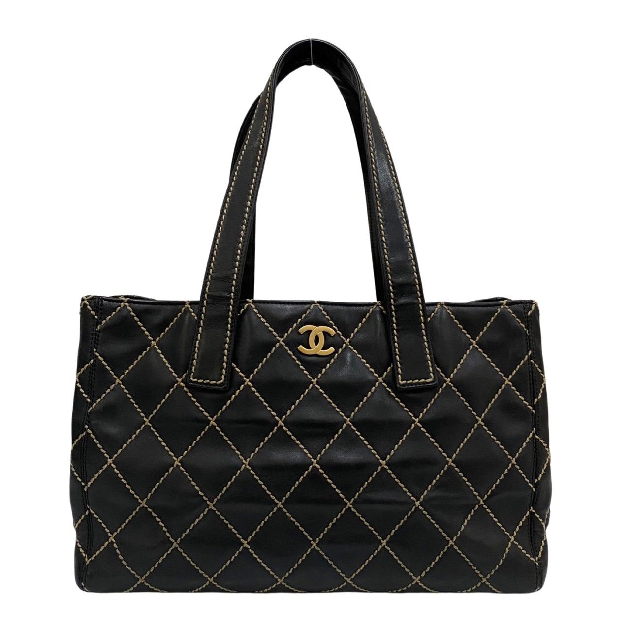 極 美品 シール有 8番台 CHANEL シャネル ワイルドステッチ ココマーク