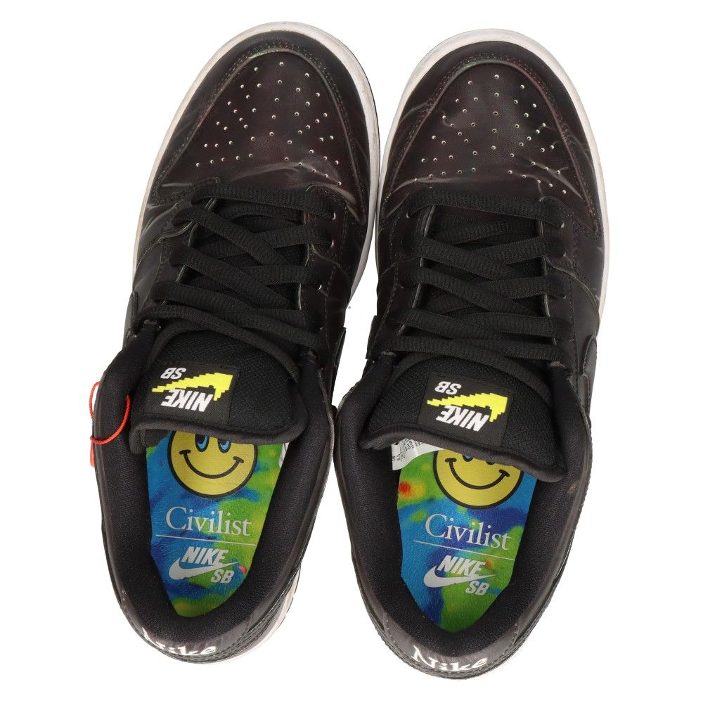 NIKE SB (ナイキエスビー) ×Civilist SB DUNK LOW PRO QS THERMOGRAPHY シヴィリスト ダンクローサーモグラフィーローカットスニーカー  ブラック US8.5/26.5cm CZ5123-001 - メルカリ