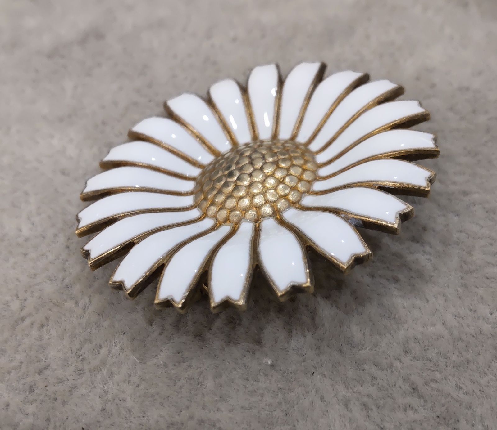 【超美品❗️】保証書付き　デージーのシルバー925ブローチ ジョージジェンセン デイジー ブローチ フラワー シルバー925