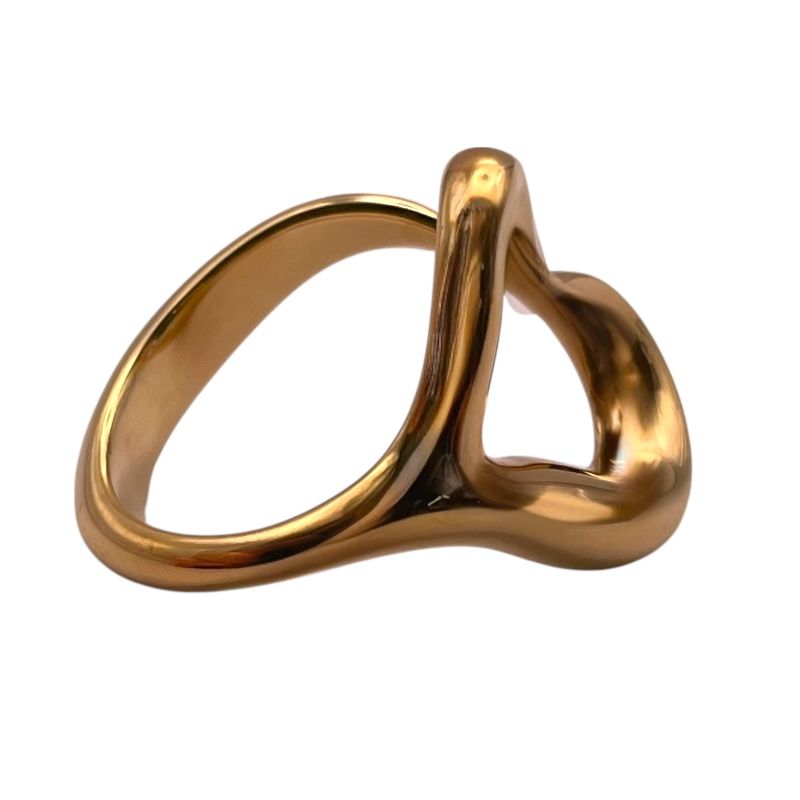 Tiffany & Co. オープンハート 750 ティファニー TIFFANY＆CO オープンハートネックレス Au750