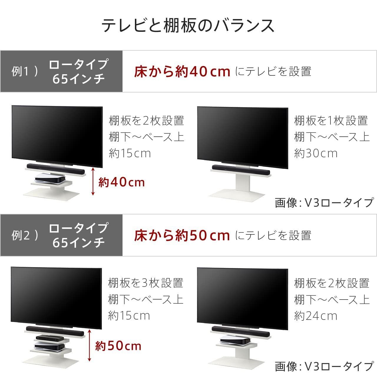 EQUALS イコールズ WALL テレビスタンドV2・V3・V5・S1対応 収納付き