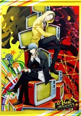 中古】タペストリー 鳴上悠＆足立透＆イザナギ 描き下ろしB2布製